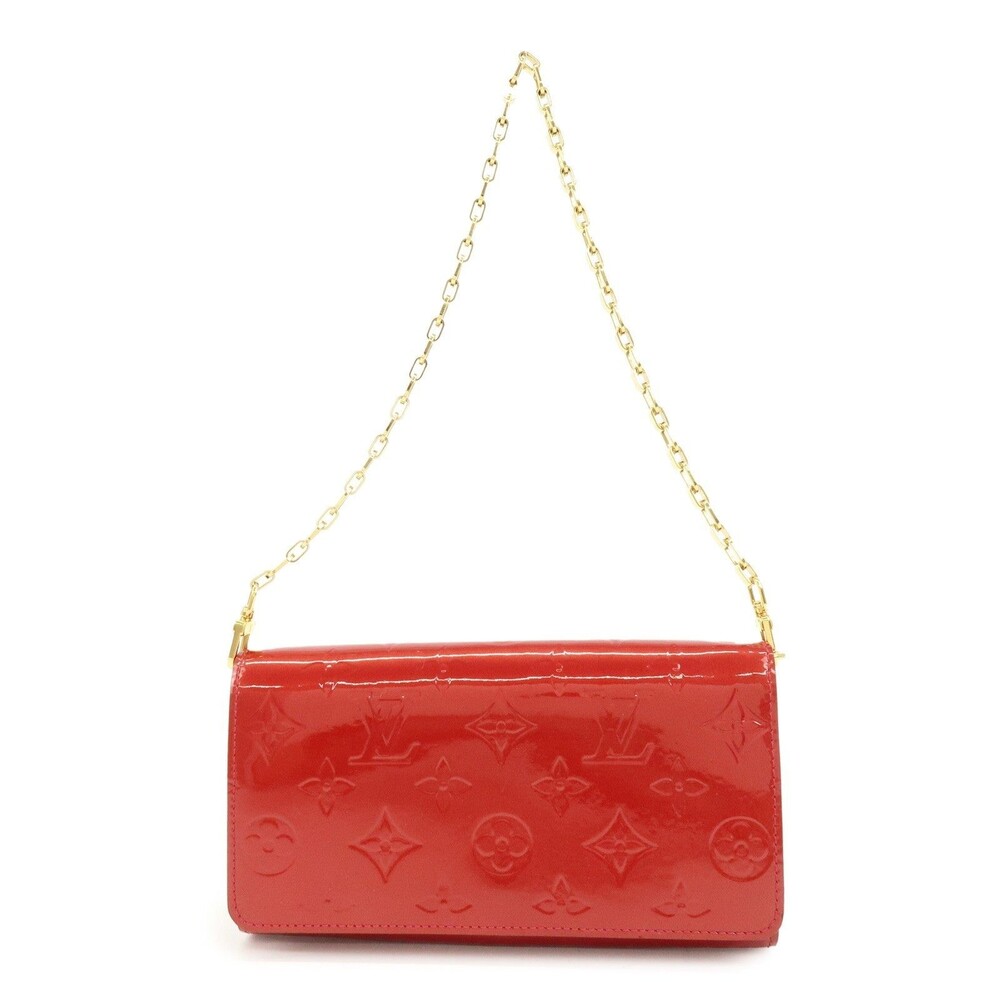Louis Vuitton Monogram Vernis Portefeuille Sarah Chain Crossbody Bag